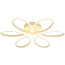 Últimas Unidades – 30% OFF | Luminária de Teto Plafon Flower Led - Branco - 26cm - Luz Fria