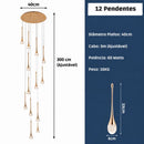 lustre para pé direito duplo, pendente para pé direito duplo, lustre pingo, pendente pingo, lustre de luxo, lustre moderno para escada, lustre para escadaria, lustre para hall de entrada, lustre para sala com pé direito duplo, pendente para escada, lustre cascata, pendente cascata, lustre dourado moderno, lustre preto moderno, lustre LED moderno, lustre alto padrão, lustre contemporâneo, lustre decorativo de luxo, iluminação para pé direito duplo, lustre para mezanino, lustre para recepção, lustre para resi