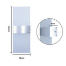 arandela slim, arandela de parede moderna, arandela minimalista, arandela LED, arandela preta, arandela prata, luminária de parede moderna, luminária de parede LED, arandela para quarto, arandela para cabeceira, arandela para corredor, arandela para sala, arandela decorativa moderna, iluminação de parede moderna, arandela contemporânea, arandela elegante, arandela de acrílico, arandela interna LED, arandela vertical moderna, luminária decorativa de parede, arandela para hall de entrada, arandela para lavabo