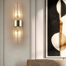 arandela de parede dourada, arandela preta moderna, iluminação decorativa, feixes de luz led, arandela cilíndrica, luminária para sala, luminária de parede moderna, arandela de luxo, LEDZ Design