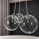 lustre pendente de vidro, pendente globo de vidro, lustre com 3 globos, pendente 3 globos, lustre 3 globos de vidro, pendente conjunto de globos, lustre de vidro moderno, pendente moderno de vidro, pendente italiano, lustre design italiano, pendente Vetro Chiaro, Vetro Chiaro Fascio, lustre Vetro Chiaro, pendente globo transparente, pendente globo fumê, pendente globo rose gold, pendente globo dourado, lustre globo transparente, lustre globo fumê, lustre rose gold, lustre dourado de vidro, pendente para sal