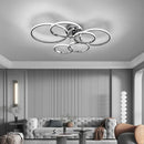 lustre circular minimalista, plafon circular moderno, lustre com controle remoto, luminária teto com app celular, lustre minimalista moderno, plafon anéis LED moderno, lustre LED moderno sala, plafon minimalista inteligente, lustre teto moderno LEDZ, iluminação teto contemporânea, plafon moderno com aplicativo, lustre circular elegante, luminária inteligente teto, lustre LED minimalista, iluminação moderna sala jantar