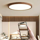 plafon ultra slim led, plafon madeira escura teto, luminaria teto minimalista moderna, plafon 30cm 40cm 50cm, plafon led circular madeira, luminaria teto rente ao teto, plafon fechado anti insetos, plafon slim moderno quarto sala, iluminação clean teto, plafon LEDZ madeira wall nut