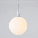 pendente globo branco moderno, lustre pendente minimalista, luminaria pendente cozinha moderna, pendente bola vidro branco, pendente preto branco moderno, iluminação pendente escandinava, pendente mesa jantar moderno, lustre minimalista moderno, pendente LEDZ zarya, pendente decorativo moderno