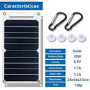 Painel Solar Portátil USB - ECO POWER 2.0