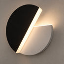 arandela de parede, arandela de parede interna, arandela minimalista, arandela moderna, arandela rotacionável, arandela 360 graus, arandela giratória, arandela circular, arandela meia lua, arandela LED, arandela LED integrada, arandela de parede LED, arandela preta, arandela efeito madeira, arandela amadeirada, arandela decorativa, arandela iluminação indireta, arandela para quarto, arandela para cabeceira, arandela para sala, arandela para corredor, arandela para hall de entrada, arandela para sala de esta