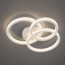 plafon de sobrepor, plafon de teto, plafon LED, plafon moderno, plafon pequeno, plafon compacto, plafon 33cm, plafon 30cm, plafon 3 arcos, plafon três arcos, plafon de arcos, plafon circular, plafon círculos, plafon efeito cristal, luminária efeito cristal, plafon cristal, plafon LED efeito cristal, luminária de teto efeito cristal, plafon branco, plafon preto, plafon branco moderno, plafon preto moderno, plafon luz quente, plafon luz fria, plafon 3 cores, plafon três cores, plafon luz quente neutra fria, l