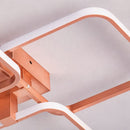 lustre minimalista rose gold, plafon rose gold moderno, luminária teto rose gold, lustre circular minimalista, lustre quadrado minimalista, plafon com controle remoto, luminária inteligente com app, lustre geométrico moderno, plafon anéis minimalista, lustre LED moderno rose gold, iluminação teto contemporânea, lustre minimalista LEDZ, plafon moderno com aplicativo, iluminação moderna rose gold, luminária teto design minimalista