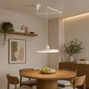 pendente articulado, lustre articulado, pendente braço articulado, luminária pendente articulada, pendente moderno, pendente ufo, lustre ufo, pendente disco led, pendente 40cm, luminária pendente led, pendente para mesa de jantar, pendente para ilha gourmet, pendente cozinha moderna, lustre contemporâneo, pendente minimalista, pendente industrial moderno, luminária teto moderna, iluminação moderna, pendente arquitetônico, pendente design, lustre LED, pendente LED dimerizável, pendente controle remoto, pende