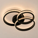 plafon de sobrepor, plafon de teto, plafon LED, plafon moderno, plafon pequeno, plafon compacto, plafon 33cm, plafon 30cm, plafon 3 arcos, plafon três arcos, plafon de arcos, plafon circular, plafon círculos, plafon efeito cristal, luminária efeito cristal, plafon cristal, plafon LED efeito cristal, luminária de teto efeito cristal, plafon branco, plafon preto, plafon branco moderno, plafon preto moderno, plafon luz quente, plafon luz fria, plafon 3 cores, plafon três cores, plafon luz quente neutra fria, l