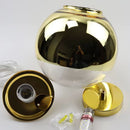 lustre pendente luxo, pendente minimalista moderno, lustre dourado espelhado, pendente rose gold, pendente prata cromado, luminária globo moderna, pendente sofisticado teto, lustre moderno LEDZ, iluminação premium decoração, pendente para mesa jantar luxo, lustre minimalista elegante, luminária teto moderna, pendente decorativo moderno, lustre globo metálico, iluminação sofisticada moderna