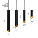 lustre pendente tubular, pendente minimalista moderno, pendente preto moderno, pendente branco moderno, luminária tubular teto, pendente industrial moderno, lustre para bancada cozinha, pendente para mesa de jantar, iluminação moderna minimalista, pendente slim teto, lustre moderno LEDZ, luminária teto moderna tubular, pendente decoração moderna, iluminação focal teto, pendente clean moderno
