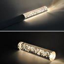 lustre pendente moderno, pendente tubular, lustre pendente tubular, pendente slim, pendente fino, pendente bastão, pendente LED tubular, pendente efeito cristal, pendente com bolhas, pendente acrílico com bolhas, pendente cristal em bolhas, lustre moderno LED, pendente minimalista, pendente para quarto, pendente para cabeceira, pendente para lateral de cama, pendente para sala de estar, pendente para canto de sofá, pendente para mesa lateral, pendente dourado, pendente preto, pendente branco, pendente tubul