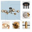 lustre jabuticaba moderno, lustre chandelier moderno, lustre com globos de vidro, lustre moderno sala jantar, lustre pendente dourado moderno, lustre preto moderno, lustre contemporâneo design, lustre geométrico moderno, lustre sofisticado sala estar, lustre jabuticaba chandelier, lustre moderno LEDZ, lustre decorativo premium, lustre com globos vidro transparente, lustre elegante moderno, iluminação decorativa luxo