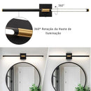 arandela sem fio, arandela recarregável, luminária sem fio, luminária recarregável, arandela de parede sem fio, arandela LED recarregável, luminária de parede LED, arandela moderna, arandela minimalista, arandela preta, arandela preta e dourada, arandela linear, arandela longa, arandela 70 cm, arandela 90 cm, arandela 110 cm, arandela articulada, arandela rotacionável, arandela 360 graus, arandela para espelho, luminária para espelho, arandela para banheiro, arandela para lavabo, iluminação para espelho, ar