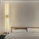 arandela nórdica LED, luminária vertical, arandela escandinava, arandela dourada, arandela preta parede, arandela moderna quarto, kit arandela parede