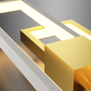 luminaria moderna,
luminaria de parede moderna,
luminaria de parede led,
luminaria de parede,
arandela de teto,
arandela de parede,
Arandela Geométrica,
Arandela Retangular