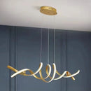 Lustre Pendente Moderno  Minimalista Miraggio LEDZ - Com Controle Remoto - 100cm