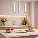 lustre pendente tubular, pendente minimalista moderno, pendente preto moderno, pendente branco moderno, luminária tubular teto, pendente industrial moderno, lustre para bancada cozinha, pendente para mesa de jantar, iluminação moderna minimalista, pendente slim teto, lustre moderno LEDZ, luminária teto moderna tubular, pendente decoração moderna, iluminação focal teto, pendente clean moderno