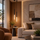 lustre pendente moderno, pendente tubular, lustre pendente tubular, pendente slim, pendente fino, pendente bastão, pendente LED tubular, pendente efeito cristal, pendente com bolhas, pendente acrílico com bolhas, pendente cristal em bolhas, lustre moderno LED, pendente minimalista, pendente para quarto, pendente para cabeceira, pendente para lateral de cama, pendente para sala de estar, pendente para canto de sofá, pendente para mesa lateral, pendente dourado, pendente preto, pendente branco, pendente tubul