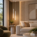 lustre pendente moderno, pendente tubular, lustre pendente tubular, pendente slim, pendente fino, pendente bastão, pendente LED tubular, pendente efeito cristal, pendente com bolhas, pendente acrílico com bolhas, pendente cristal em bolhas, lustre moderno LED, pendente minimalista, pendente para quarto, pendente para cabeceira, pendente para lateral de cama, pendente para sala de estar, pendente para canto de sofá, pendente para mesa lateral, pendente dourado, pendente preto, pendente branco, pendente tubul