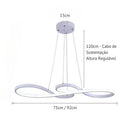 lustre pendente orgânico, pendente minimalista moderno, lustre design orgânico, pendente moderno LED, lustre minimalista sala jantar, pendente curvo moderno, luminária pendente contemporânea, lustre minimalista LEDZ, pendente moderno para mesa de jantar, lustre orgânico contemporâneo, iluminação moderna minimalista, pendente LED moderno, lustre design fluido, luminária pendente elegante, pendente moderno decoração
