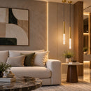 lustre pendente moderno, pendente tubular, lustre pendente tubular, pendente slim, pendente fino, pendente bastão, pendente LED tubular, pendente efeito cristal, pendente com bolhas, pendente acrílico com bolhas, pendente cristal em bolhas, lustre moderno LED, pendente minimalista, pendente para quarto, pendente para cabeceira, pendente para lateral de cama, pendente para sala de estar, pendente para canto de sofá, pendente para mesa lateral, pendente dourado, pendente preto, pendente branco, pendente tubul