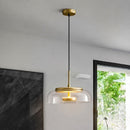 pendente italiano moderno, lustre pendente vidro fumê, pendente âmbar luxo, pendente transparente moderno, lustre design italiano, pendente meia lua vidro, pendente moderno sofisticado, iluminação gourmet moderna, pendente luxo contemporâneo, lustre pendente cozinha moderna, pendente minimalista vidro, pendente LEDZ mezza luna