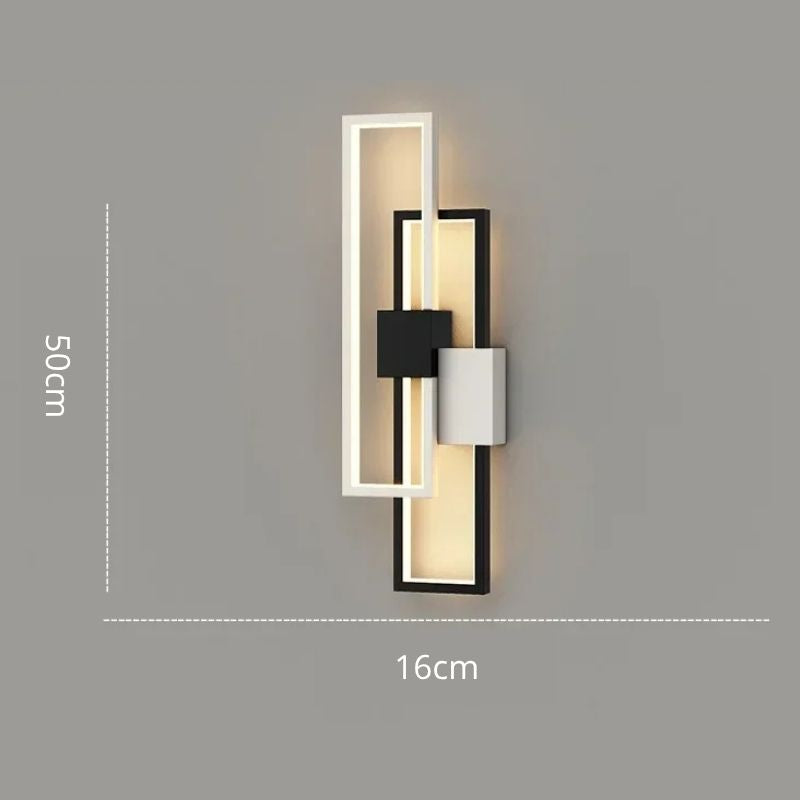 luminaria moderna,
luminaria de parede moderna,
luminaria de parede led,
luminaria de parede,
arandela de teto,
arandela de parede,
Arandela Geométrica,
Arandela Retangular