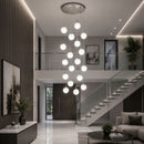 lustre para pé direito duplo, lustre globos, lustre de luxo, lustre clássico, lustre moderno, lustre para escada, lustre para hall de entrada, lustre para mezanino, lustre para sala com pé direito duplo, lustre de vidro, lustre com globos, lustre globo branco, lustre dourado, lustre prata, pendente para pé direito duplo, lustre escada moderna, lustre para residência de alto padrão, lustre para foyer, lustre para recepção, lustre para hotel, lustre para clínica, lustre para showroom, lustre com soquete E27, 
