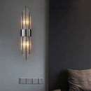 arandela de parede dourada, arandela preta moderna, iluminação decorativa, feixes de luz led, arandela cilíndrica, luminária para sala, luminária de parede moderna, arandela de luxo, LEDZ Design