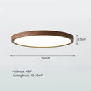 plafon ultra slim led, plafon madeira escura teto, luminaria teto minimalista moderna, plafon 30cm 40cm 50cm, plafon led circular madeira, luminaria teto rente ao teto, plafon fechado anti insetos, plafon slim moderno quarto sala, iluminação clean teto, plafon LEDZ madeira wall nut