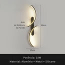 arandela moderna, arandela de parede moderna, arandela minimalista, arandela preta moderna, arandela led moderna, arandela decorativa, arandela para quarto, arandela para cabeceira, arandela para sala, arandela para corredor, arandela contemporânea, arandela slim led, arandela de parede led, luminária de parede moderna, luminária decorativa de parede, arandela preta fosca, arandela orgânica moderna, arandela curva led, arandela arco duplo, arandela artística, arandela para painel ripado, iluminação decorati