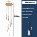 lustre para pé direito duplo, pendente para pé direito duplo, lustre pingo, pendente pingo, lustre de luxo, lustre moderno para escada, lustre para escadaria, lustre para hall de entrada, lustre para sala com pé direito duplo, pendente para escada, lustre cascata, pendente cascata, lustre dourado moderno, lustre preto moderno, lustre LED moderno, lustre alto padrão, lustre contemporâneo, lustre decorativo de luxo, iluminação para pé direito duplo, lustre para mezanino, lustre para recepção, lustre para resi