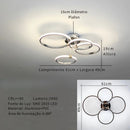 lustre circular minimalista, plafon circular moderno, lustre com controle remoto, luminária teto com app celular, lustre minimalista moderno, plafon anéis LED moderno, lustre LED moderno sala, plafon minimalista inteligente, lustre teto moderno LEDZ, iluminação teto contemporânea, plafon moderno com aplicativo, lustre circular elegante, luminária inteligente teto, lustre LED minimalista, iluminação moderna sala jantar