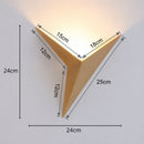 arandela moderna, arandela minimalista, arandela triangular, arandela geométrica, arandela de parede moderna, arandela LED, arandela LED integrada, arandela decorativa, arandela para sala, arandela para quarto, arandela para corredor, arandela para hall de entrada, arandela para painel de TV, arandela para cabeceira de cama, arandela preta, arandela branca, arandela dourada, arandela contemporânea, arandela estilo nórdico, arandela escandinava, iluminação de parede, iluminação decorativa, luminária de pared