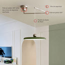 pendente articulado, lustre articulado, pendente braço articulado, luminária pendente articulada, pendente moderno, pendente ufo, lustre ufo, pendente disco led, pendente 40cm, luminária pendente led, pendente para mesa de jantar, pendente para ilha gourmet, pendente cozinha moderna, lustre contemporâneo, pendente minimalista, pendente industrial moderno, luminária teto moderna, iluminação moderna, pendente arquitetônico, pendente design, lustre LED, pendente LED dimerizável, pendente controle remoto, pende