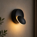 arandela moderna minimalista, arandela rotacionavel led, luminaria parede circular moderna, arandela luz indireta parede, arandela preta branca moderna, luminaria parede minimalista quarto sala, arandela decorativa moderna pequena, iluminação indireta parede design moderno, arandela LEDZ orbit, arandela compacta moderna elegante