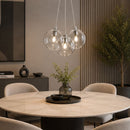 lustre pendente de vidro, pendente globo de vidro, lustre com 3 globos, pendente 3 globos, lustre 3 globos de vidro, pendente conjunto de globos, lustre de vidro moderno, pendente moderno de vidro, pendente italiano, lustre design italiano, pendente Vetro Chiaro, Vetro Chiaro Fascio, lustre Vetro Chiaro, pendente globo transparente, pendente globo fumê, pendente globo rose gold, pendente globo dourado, lustre globo transparente, lustre globo fumê, lustre rose gold, lustre dourado de vidro, pendente para sal