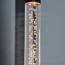 lustre pendente moderno, pendente tubular, lustre pendente tubular, pendente slim, pendente fino, pendente bastão, pendente LED tubular, pendente efeito cristal, pendente com bolhas, pendente acrílico com bolhas, pendente cristal em bolhas, lustre moderno LED, pendente minimalista, pendente para quarto, pendente para cabeceira, pendente para lateral de cama, pendente para sala de estar, pendente para canto de sofá, pendente para mesa lateral, pendente dourado, pendente preto, pendente branco, pendente tubul