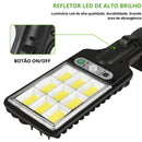 refletor solar, luz solar, luminária solar para jardim, luminária solar led, luminária solar