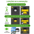 refletor solar, luz solar, luminária solar para jardim, luminária solar led, luminária solar